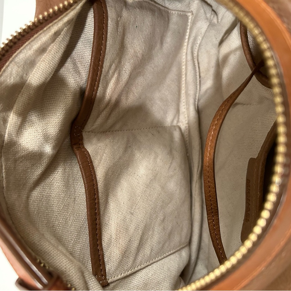 Michael Kors Pebble Leather & Leather Strap Mirror Image Shoulder Bag - Picture 7 of 14